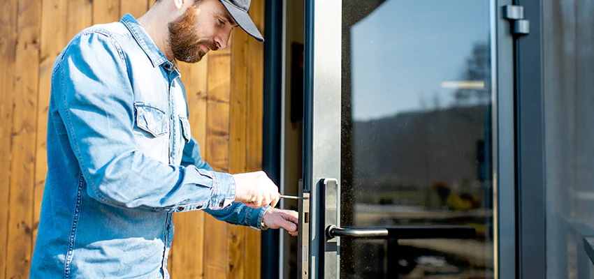 Frameless Glass Storefront Door Locks Replacement in Franklin, CA